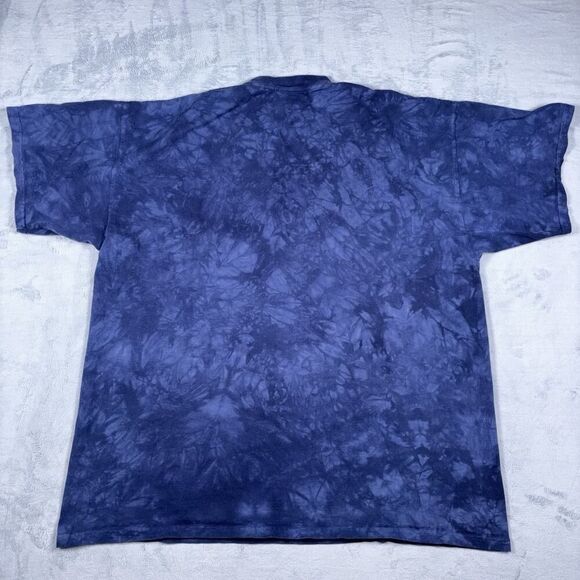 Vintage The Mountain Eagle Talon USA Flag Men’s Size XXL Tie Dye Blue Patriotic - Picture 6 of 6
